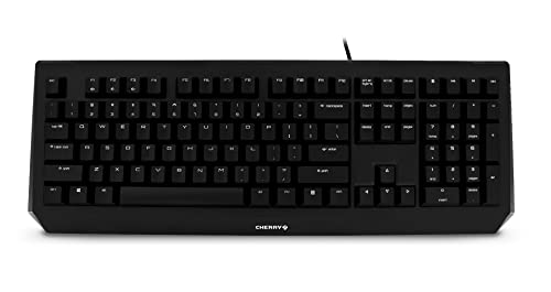 Cherry Mx 1.0 Wired Mechanical Keyboard With Mx Red Silent Switches - With Palm Rest For Ergonomic Quiet Typing Experience. Full Size With Number Pad #TOP2