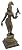 Andal Devi with Parrot - Brass - Color Antique