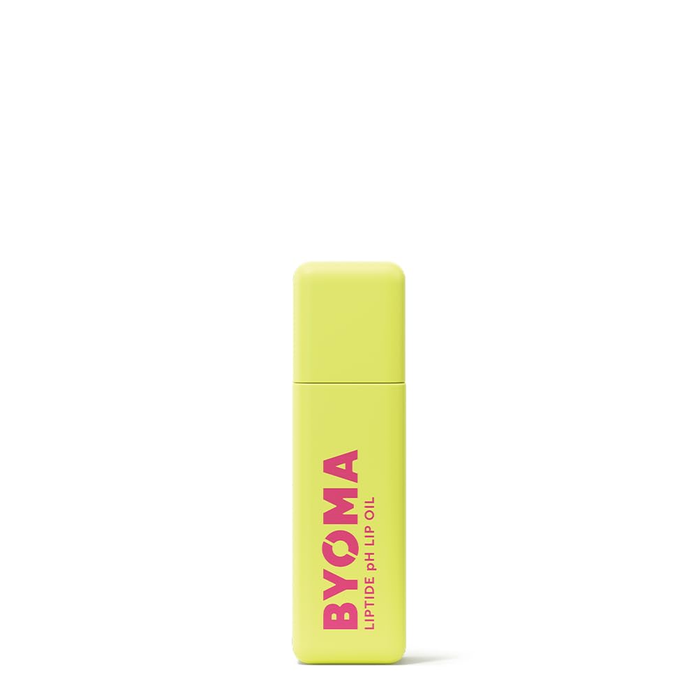 BYOMALiptide pH Lip Oil (5ml) Glossy, Non-Sticky Gloss with pH Adaptive Tint - Reduces the Appearance of Fine Lines - Softens, Plumps, Hydrates