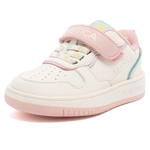 Nautica Kids Sneakers Adjustable Strap Bungee Straps Casual Tennis Shoes Toddler-Little...