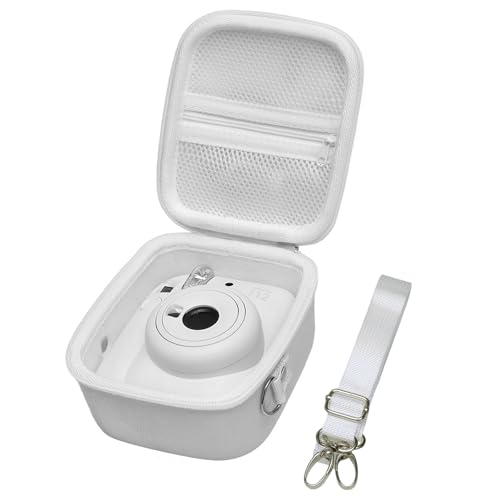 Funda rígida XANAD para cámara Instax Mini blanca miniatura 1