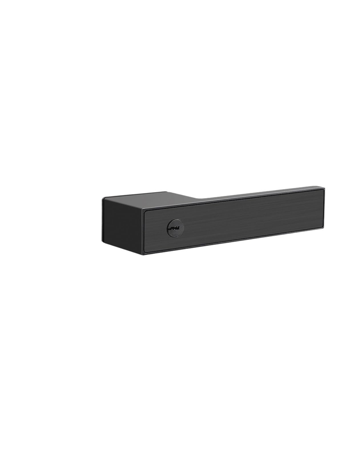 Serrure de porte magnétique blanche en bois de style italien minimaliste