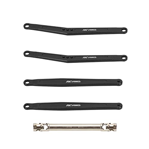 Kit d'étirement RCAWD FMS FCX24 avec bras de traînée et liaisons de suspension noir