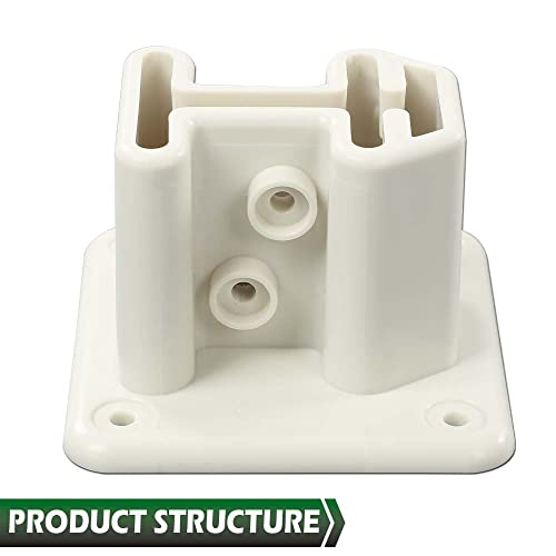 Escalera para piscina de resina blanca 2 piezas miniatura 7