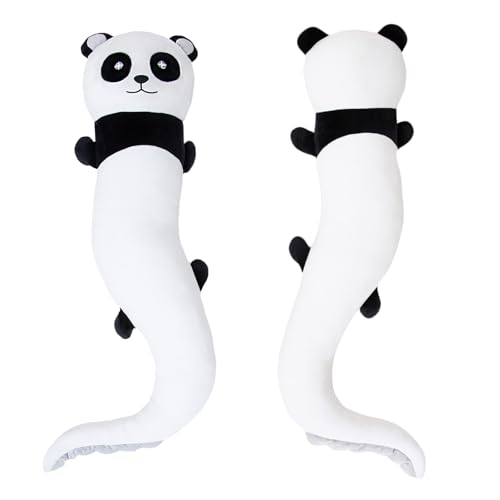 Image of Tianmihou 48 inch Giant Panda Plush Stuffed Animal, Big Bear Glow in The Dark Fluorescent Plushies Pillow Toy, Jumbo Cute Panda Body Pillow Gifts for Kids Adults, Birthday