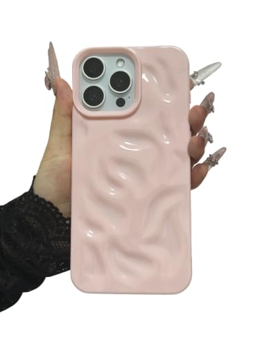 Coque iPhone 15 Pro silicone rose housse antichoc dos bonbon