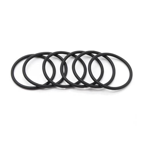 10個 Oリングシールガスケット 厚さ CS 1.5mm 外径 5~80mm ニトリルブタジエンゴム スペーサー 耐油性 ワッシャー 丸型 ブラック(OD 58mm ID 55mm)