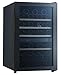 Wolkenstein WTS49DW | Stand Weinkühlschrank | Vinothek | 2 Temperaturzonen | Platz für 49 Flaschen | Touch Control Display | Schwarz | 86 x 48 cm