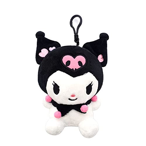 priming water Cutie Plush Bag Clip For Animal Hello Kitty Friends Character Keychain Backpack Hanger 1PC 4.7in Kuromi Cutie