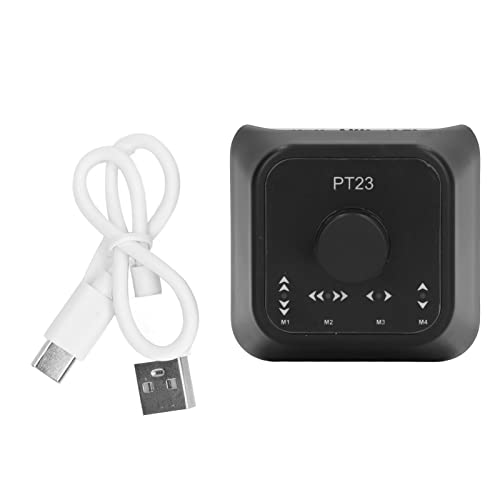 Respicefinem Page Turner Abrasion Proof 6.0×6.0×5.0 Multimedia Controller Endurance Wide Compatibility Multifunctional Foot Control Page Turner Pedal Multifunctional Multimedia