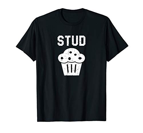 Stud muffin t-shirt - funny retro gift