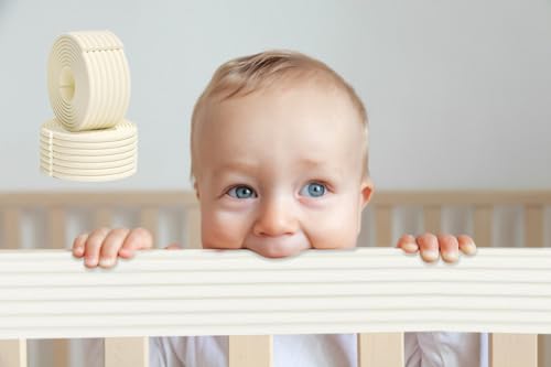 4 Pcs Silicone Proofing Edge Protector, Duty Soft Foam Furniture Edge Bumper Guards- Bumper DIY -Yellow (Updated Width 4.72in)