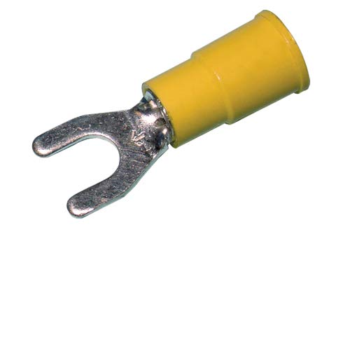 1St Source BS-33-10-P 3M Spade Terminal Vinyl Insulated #10 12-10 Gauge Yellow-100Pk cover