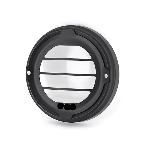 Grille phare moto XSR900 antichoc avec couvercle de protection noir mat longue durée