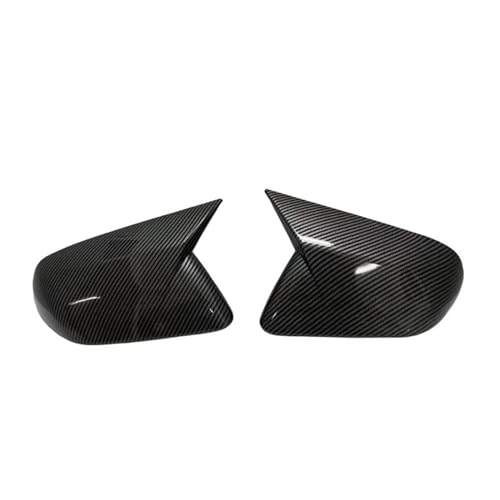 ドアミラーカバーキャップ Mustang 2015-2022 GT350 GT550用 バックミラーカバー ウィングキャップ エクステリアドア リアビューケース トリムステッカー サイドミラーカバーキャップ(カーボンライト付き)