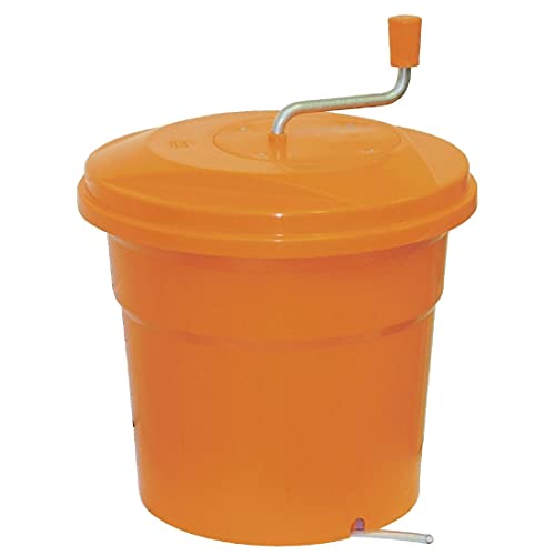 Dynamic E002 Manual Salad Spinner 5 Gallons, Dries Up To 6-8 Heads Of Lettuce, Sd92Sc, Orange #TOP30
