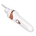 Electric Ear Suction Device, Portable Automatic Electric Vacuum Ear Pick Ear Cleaner Earwax Remover with LED Light for Earwax Removal, Soft Prevent Ear Pick Clean Tools Set (White)