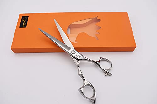 Eagle Sharp Haircutting Scissor Shears Professional For Hairdresser/Stylist Cutting Hair Right Hand 6 Inch Convex Edge Blade 440C Stainless Steel Forged(6.0" Cutting） #TOP2