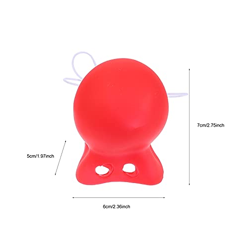 SOIMISS 6Pcs Circo Clown Nasi novità Rosso da