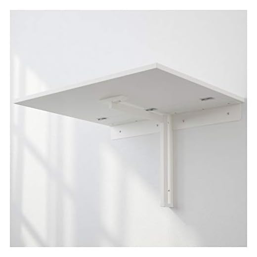 UK Bargain Seller NORBERG Wall-mounted drop-leaf table, white, 74x60 cm, durable and easy to care for. Wall-mounted tables. Dining tables. Tables & desks. Furniture. Environment friendly.