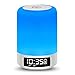 Produktbild Nachtlicht & Wecker mit Bluetooth-Lautsprecher, Smart-Touch-Sensor Nachttischlampe, (dimmbare 3-Stufen-Warmweißlicht & sechs Farbwechsel RGB, Micro SD unterstützt)