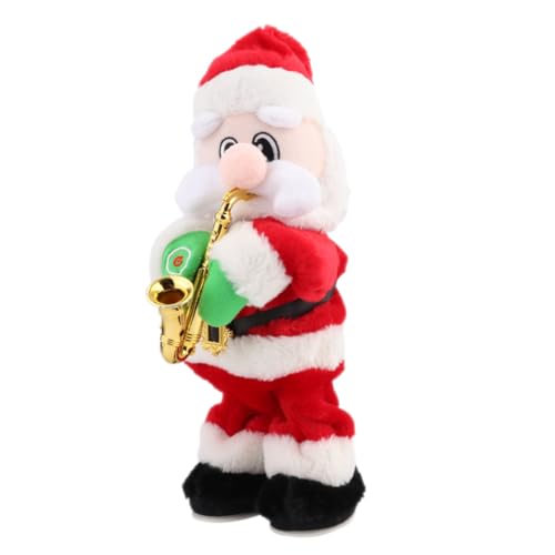 Jouet Père Noël musical saxophone pour émerveiller les enfants au salon cet