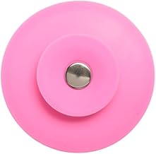 سدادة حوض وحوض الاستحمام من السيليكون، بينك