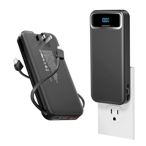 12000mAh Lightweight-Portable-Charger-Power-Bank Built-in