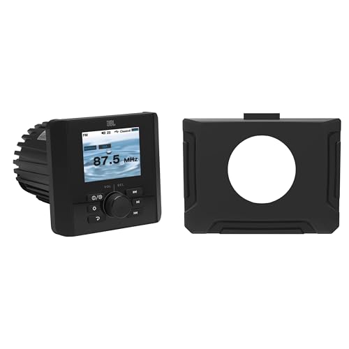 JBL JAM5000N Gauge-Mount Marine Receiver with AM/FM, High Power Output, Bluetooth, 3-Zone, NMEA2000 with SPXRZRDASH 2014-2018(19 Classic) Polaris RZR Universal 3