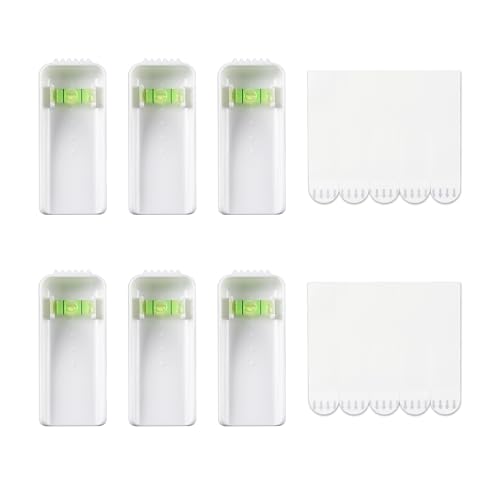 6 Canvas Hangers with 20 Removable Adhesive Strips (2 Per Hanger) Wall Hangers for Canvas & Wall Art Strong Removable Nail-Free Wall Mount