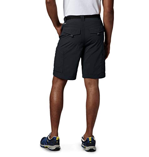 Image of Columbia Men's Regular Fit Shorts (AM4723 Cypress Heather Camo Print 40)