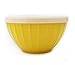 KX-WARE Melamine Fluted Bowls Set with Lids - 6pcs 15 oz Cereal/Prep Bowls, 6 Assorted Color | Break-resistant 100% Melamine Bowls and Plastic Lids | Dishwasher Safe, BPA Free