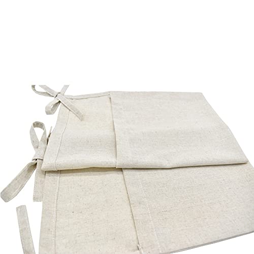 Yeeman Linen Baby Bedside Hanging Storage Bag,2 Pockets Organizer For Baby Cribs And Toys (Burlywood) #TOP5