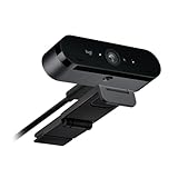 Logitech Brio 4K ウェブカメラ ビジネス用 Windows Helloでの生体認証ログイン、自動ライト補正、ノイズキャンセリング、Microsoft Teams、Zoom、Google Meet、PC/Macに対応 - グラファイト