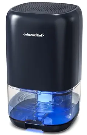 TABYIK Dehumidifier, 35 OZ Small Dehumidifiers for Room for Home, Quiet with Auto Shut Off, Dehumidifiers for Bedroom (280 sq. ft), Bathroom, RV, Closet,Blue