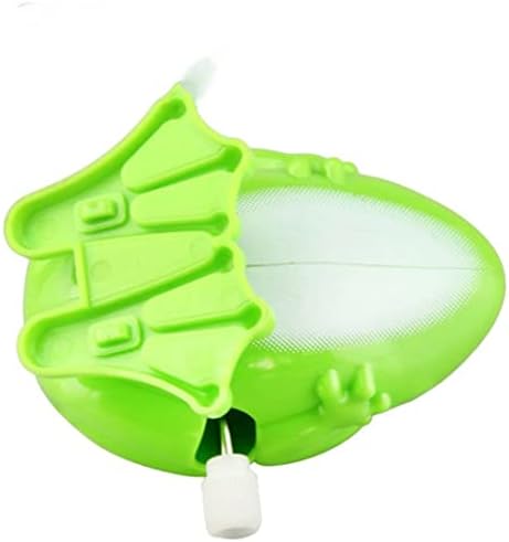 Murezima Wind-up Frog Toy Plastic Wind-up Jumping Frog Toy Educational Toy Funny Gift for Children Toddler Green 6 X 5.6 X 5.8 Cm 3 Pieces