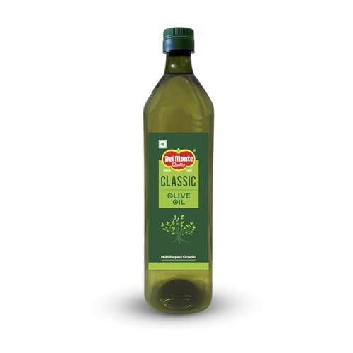 Image of Del Monte Classic Olive Oil (Imported) | Pure multipurpose cooking oil ideal for pasta, pizza, curries, gravies, shallow frying, grilling & roasting | Good for Skin, Hair & Baby care & massage | High MUFA & Rich in antioxidants | 1L PET