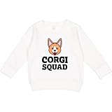 inktastic Dog Corgi Squad Toddler Sweatshirt 7 White 39603