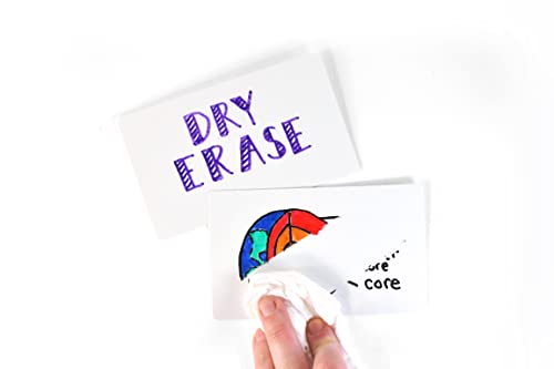 Dry Erase Index Cards – 45pcs Laminated Cards Blank – Reusable Dry Erase Note Cards for School, Work, Housework, to Do Lists – Practical Index Card Sheets – 7.6 cm x 12.7 cm image 5