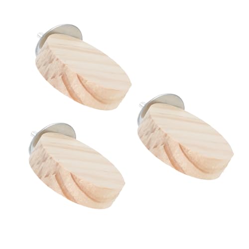 VERDANVERSE 3pcs Springboards for Pets Parrot Stand Platform Racks Boards for Squirrels Hamsters and Birds Easy to Install Pet Bird Supplies