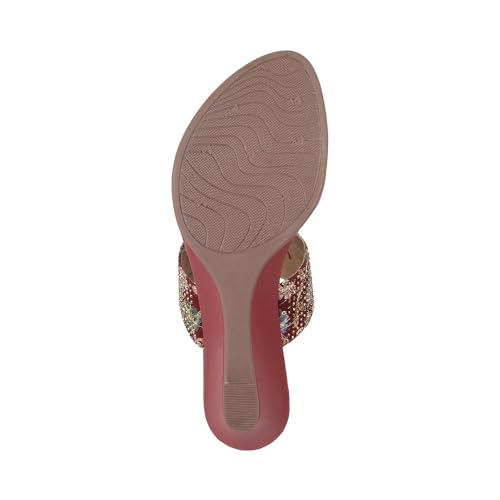 Image of Metro Women Ethnicwear Wedge Heel Sandal