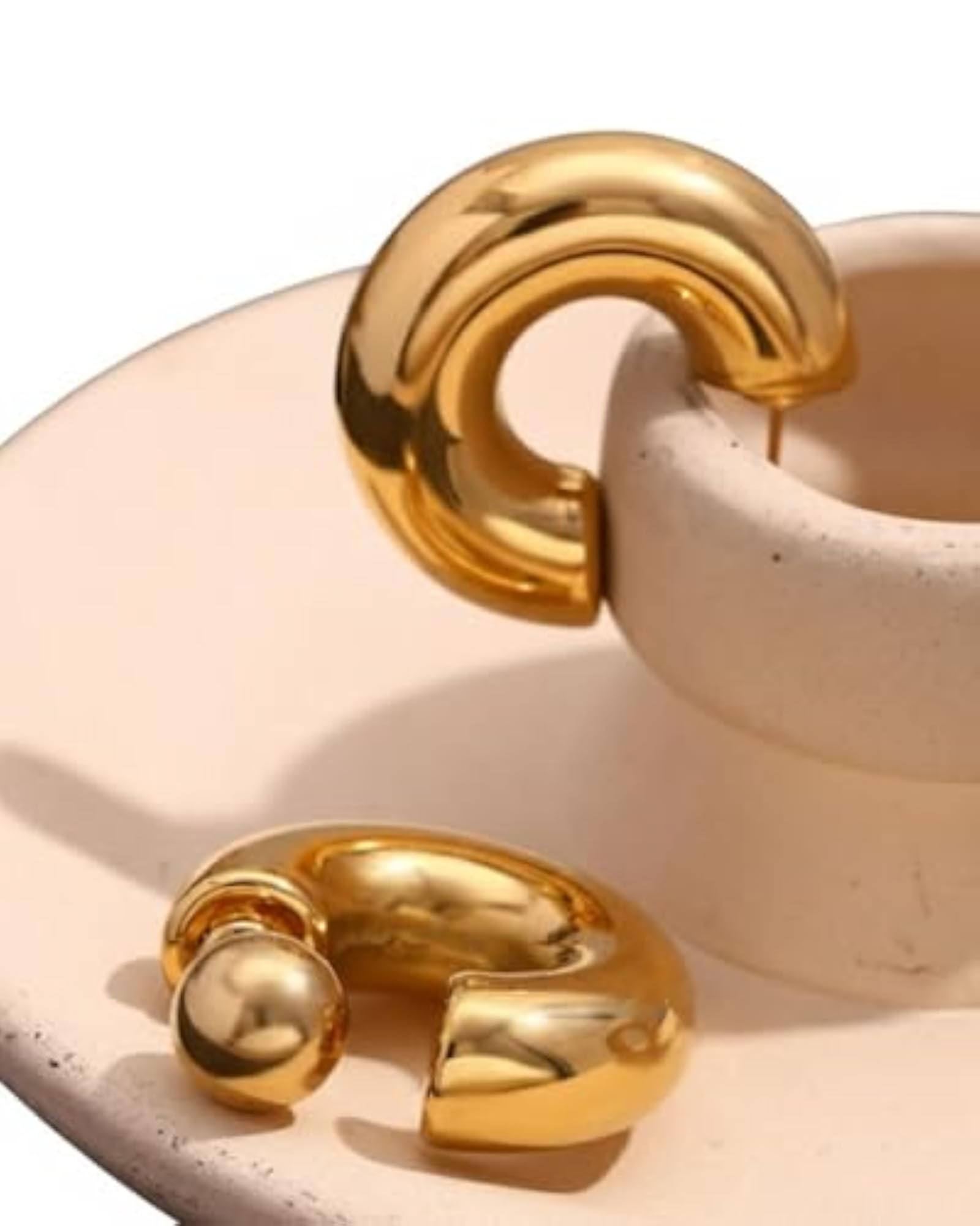 Women's Iconic Chunky Earrings, Bold Design