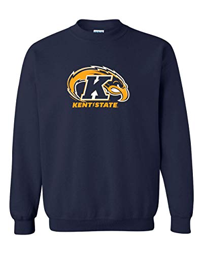 Kent State University Full Logo Unisex Crewneck Sweatshirt - Kent State Golden Flashes Apparel