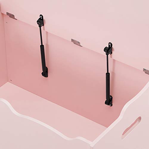 Amazon Basics Spielzeugkiste aus Holz, 76.2 x 40.64 x 46.99 cm, Rosa