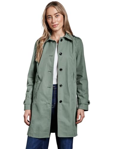 Street One Gabardina para mujer, Dune Green, 48