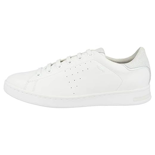KOUDYEN Laufschuhe Atmungsaktiv Turnschuhe Schnürer Sportschuhe Sneaker für Herren Damen, 43 EU, Grau 5 Geox Woman D JAYSEN SNEAKERS WHITE_39 EU