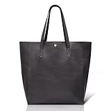 einkaufstasche leinen leder [Hochwertige Material]: Die Shopper Tasche bestellt aus hochwertige PU-Leder, damit die Oberfläche der Haupttasche angenehm und wasserdicht sind. Mit der Doppellagigen Nähte und einzigartigen Overlocknähte kann die Damen Handtasche ehr kratzfes und langlebig sein.