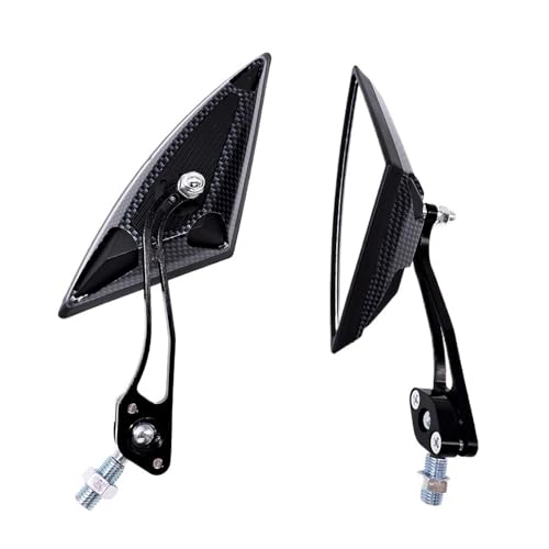 Espejos retrovisores de moto universales M10 con rotación lateral auxiliar