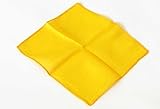 Alta calidad seda. Pañuelo de Seda 18 \'\'(45 x 45 cm) Amarillo