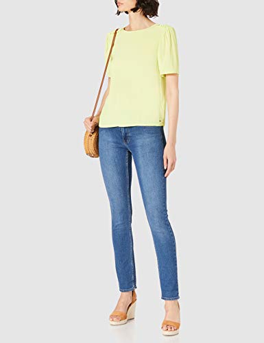 Mexx Short Sleeve Blouse Camicia, Lime, L Donna